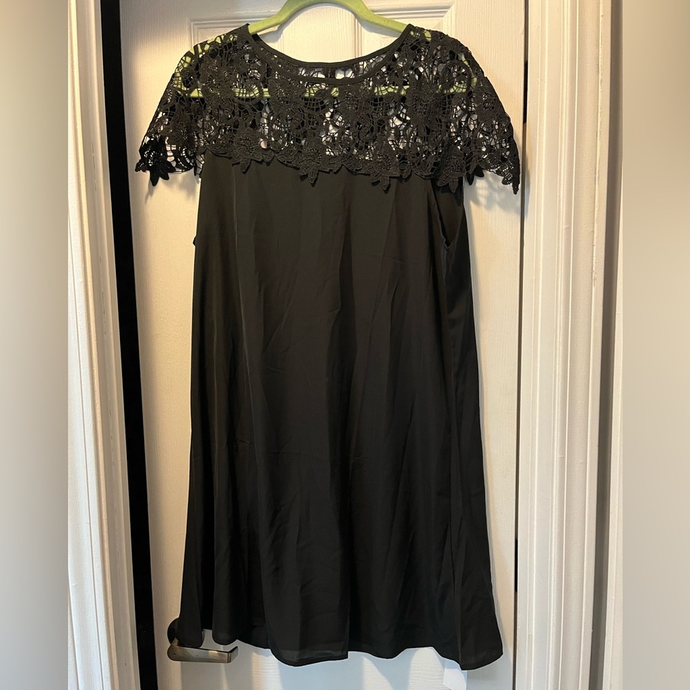 NWT Black Short Sleeve Dress XL